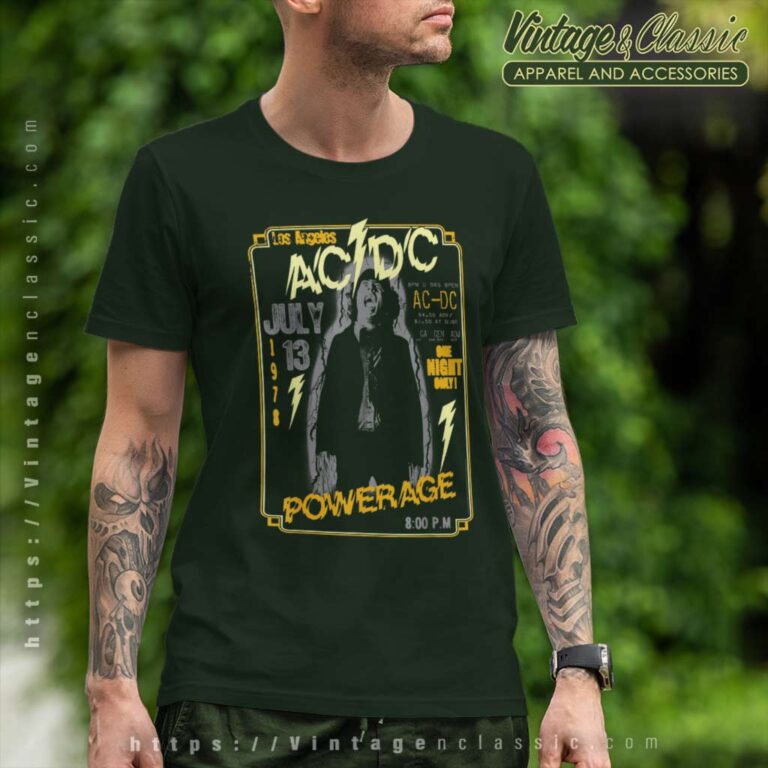 Acdc One Night Only T Shirt Acdc One Night Only T Shirt