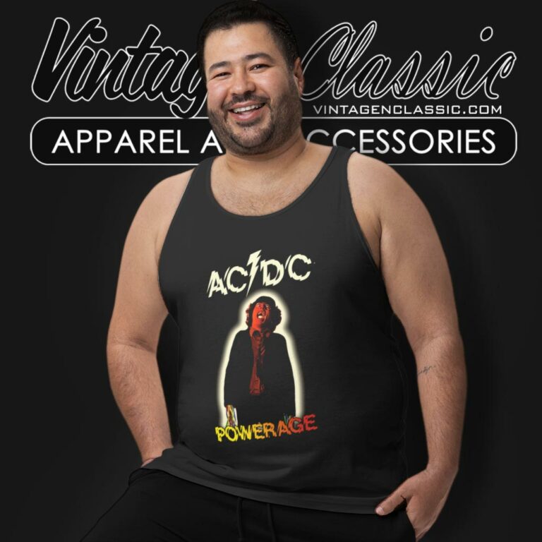 Acdc Powerage Tank Top Racerback Acdc Powerage Tank Top Racerback