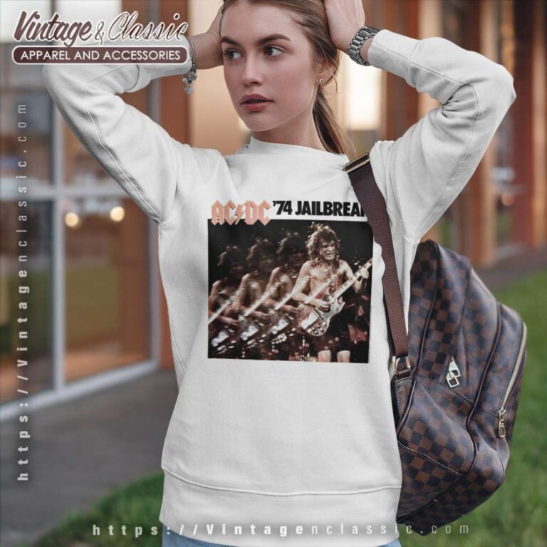 Acdc Shirt Album 74 Jailbreak Ep Artwork Sweatshirt Acdc Shirt Album 74 Jailbreak Ep Artwork Sweatshirt