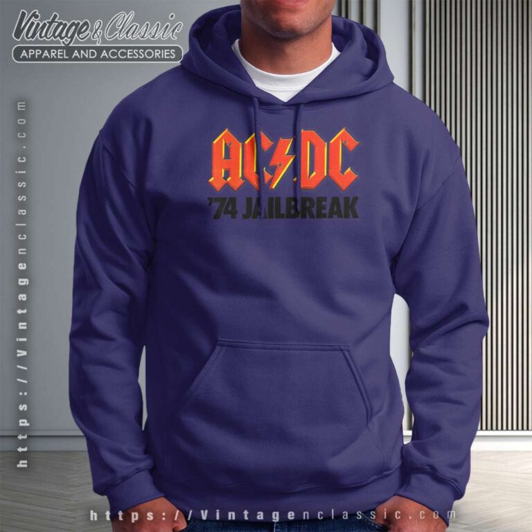 Acdc Shirt Album 74 Jailbreak Logo Hoodie Acdc Shirt Album 74 Jailbreak Logo Hoodie