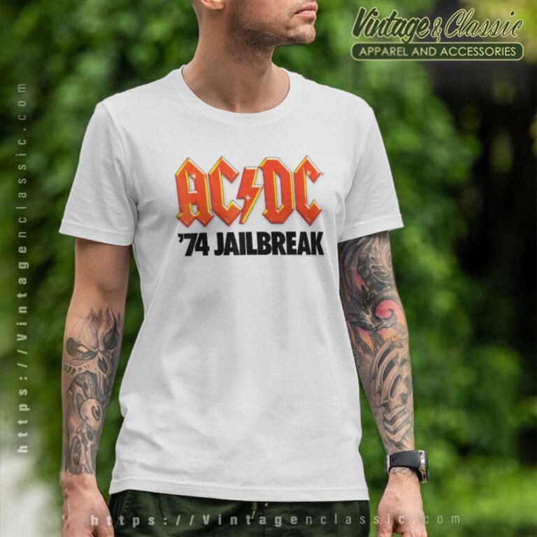 Acdc Shirt Album 74 Jailbreak Logo T Shirt Acdc Shirt Album 74 Jailbreak Logo T Shirt