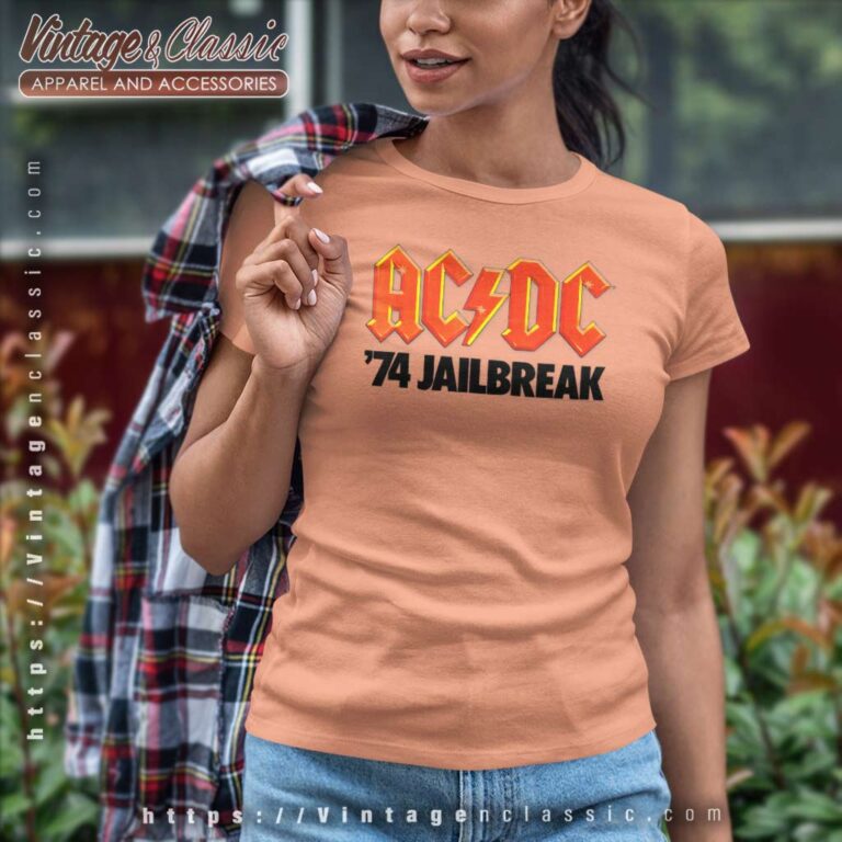 Acdc Shirt Album 74 Jailbreak Logo Women TShirt Acdc Shirt Album 74 Jailbreak Logo Women TShirt