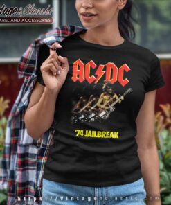 Acdc Shirt Album 74 Jailbreak Women TShirt