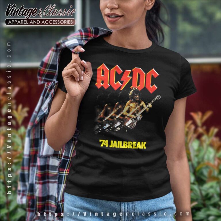 Acdc Shirt Album 74 Jailbreak Women TShirt Acdc Shirt Album 74 Jailbreak Women TShirt