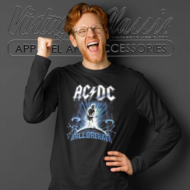 Acdc Shirt Album Ballbreaker Long Sleeve Tee Acdc Shirt Album Ballbreaker Long Sleeve Tee