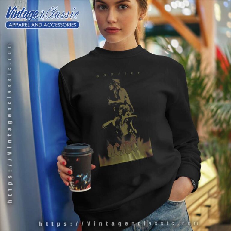 Acdc Shirt Album Bonfire Sweatshirt Acdc Shirt Album Bonfire Sweatshirt