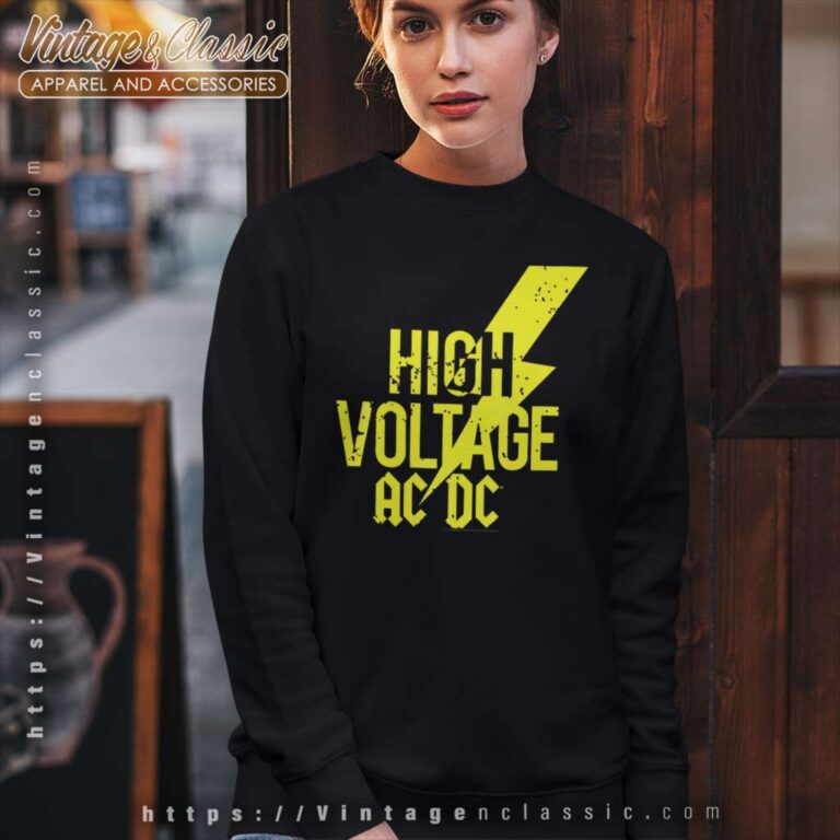 Acdc Shirt Album High Voltage Sweatshirt Acdc Shirt Album High Voltage Sweatshirt