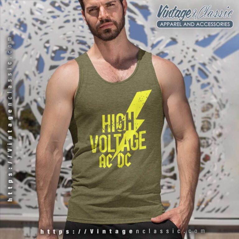 Acdc Shirt Album High Voltage Tank Top Racerback Acdc Shirt Album High Voltage Tank Top Racerback