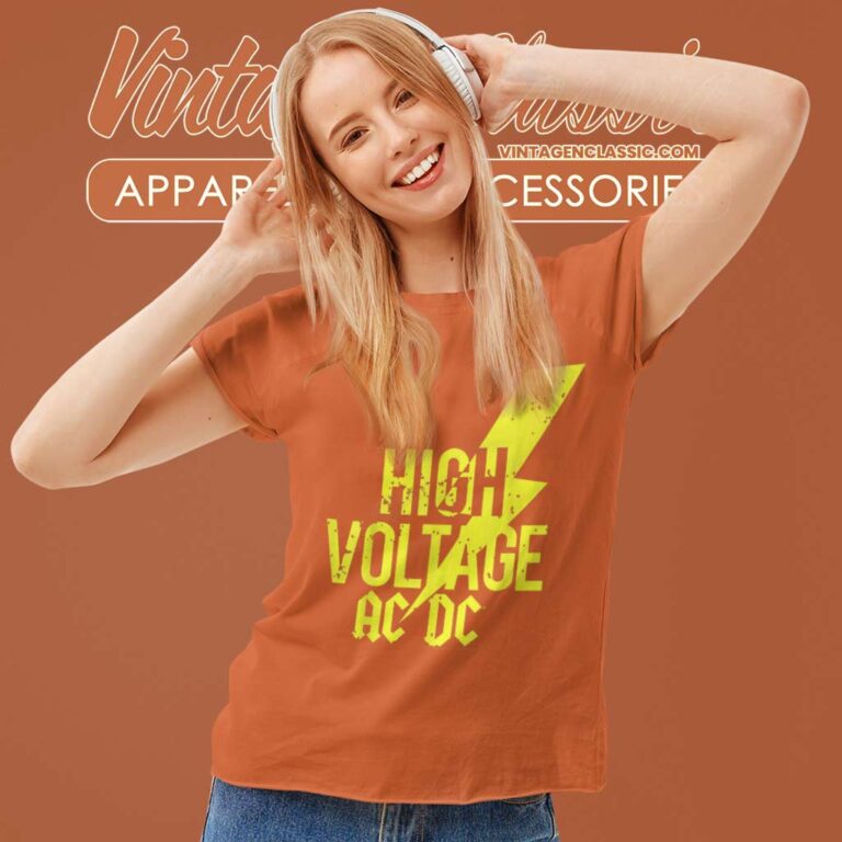 Acdc Shirt Album High Voltage Women TShirt Acdc Shirt Album High Voltage Women TShirt