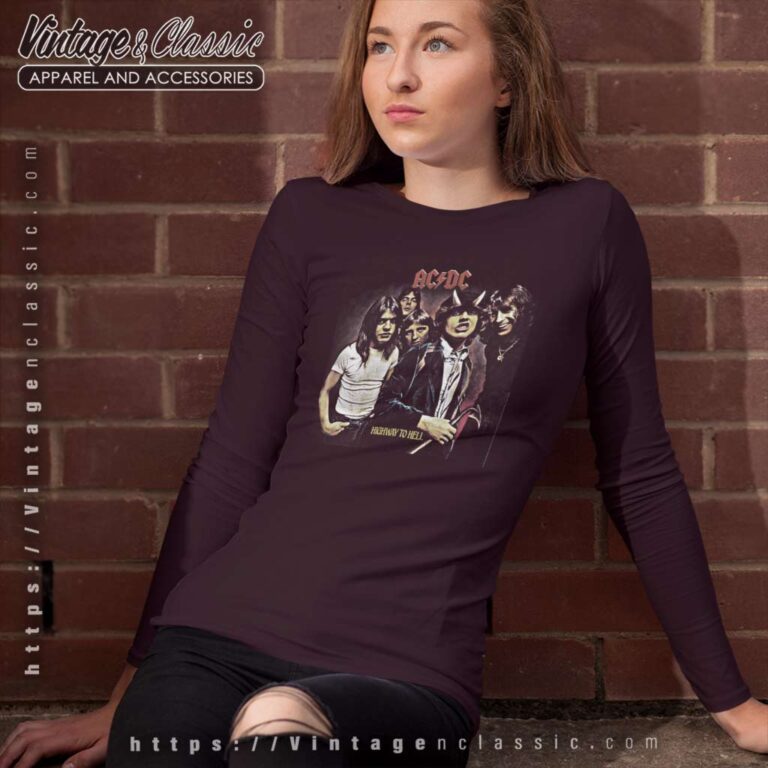 Acdc Shirt Album Highway To Hell Long Sleeve Tee Acdc Shirt Album Highway To Hell Long Sleeve Tee