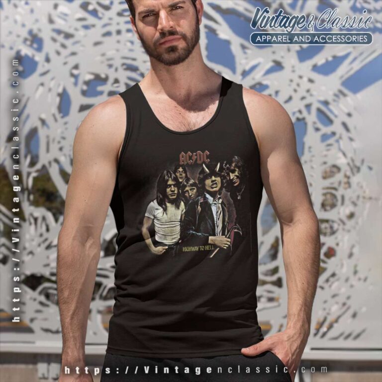 Acdc Shirt Album Highway To Hell Tank Top Racerback Acdc Shirt Album Highway To Hell Tank Top Racerback
