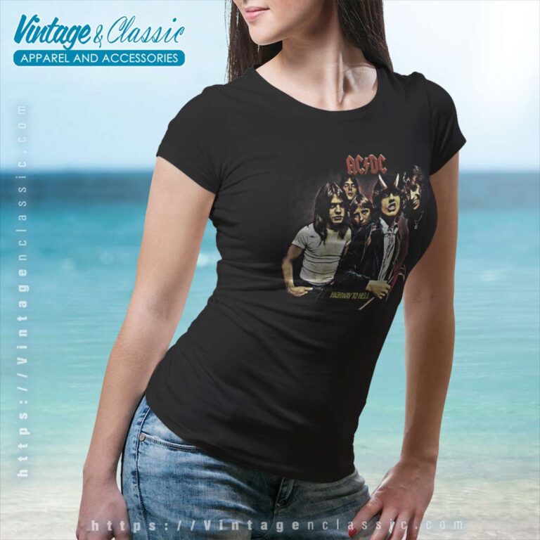 Acdc Shirt Album Highway To Hell Women TShirt Acdc Shirt Album Highway To Hell Women TShirt
