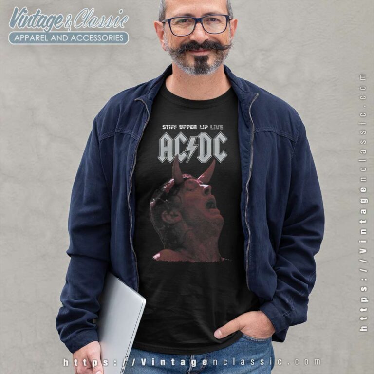Acdc Shirt Album Stiff Upper Lip Long Sleeve Tee Acdc Shirt Album Stiff Upper Lip Long Sleeve Tee