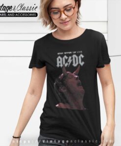 Acdc Shirt Album Stiff Upper Lip Women TShirt