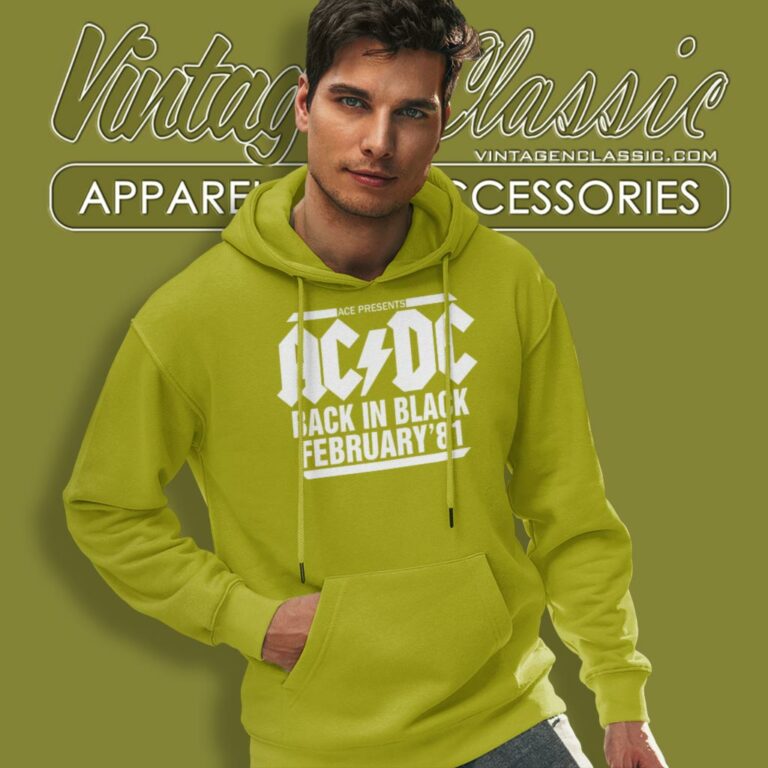 Acdc Shirt Back In Black Australian Hoodie Acdc Shirt Back In Black Australian Hoodie