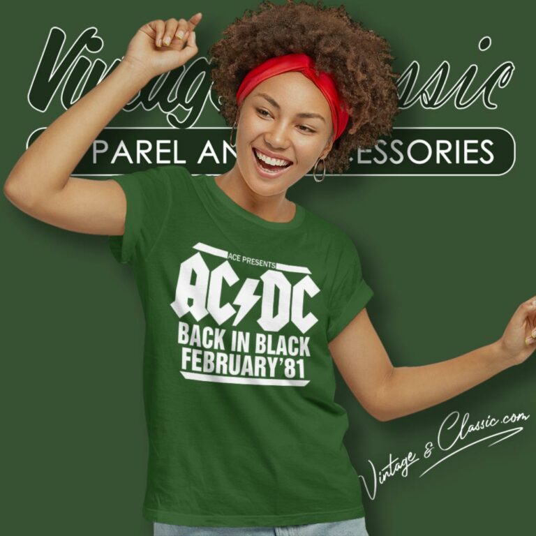 Acdc Shirt Back In Black Australian Women T Shirt Acdc Shirt Back In Black Australian Women T Shirt