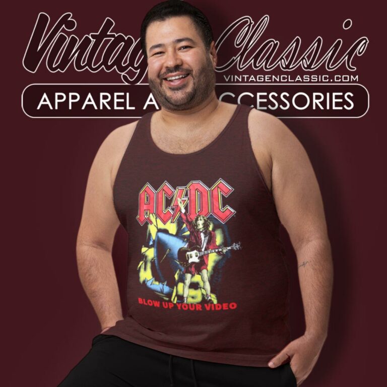 Acdc Shirt Blow Up Your Video Tank Top Racerback Acdc Shirt Blow Up Your Video Tank Top Racerback