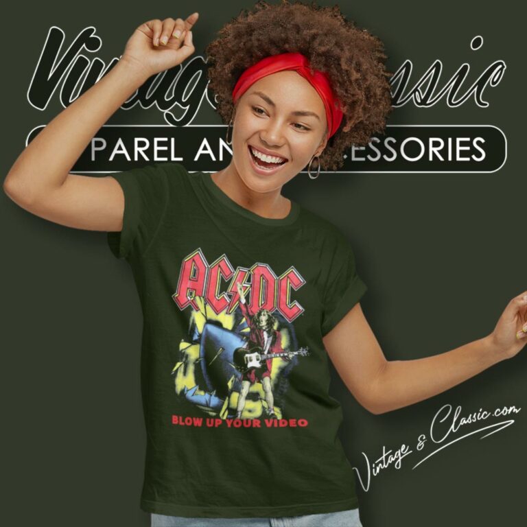 Acdc Shirt Blow Up Your Video Women T Shirt Acdc Shirt Blow Up Your Video Women T Shirt