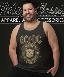 Acdc Shirt Dirty Deeds Done Dirt Tank Top Racerback