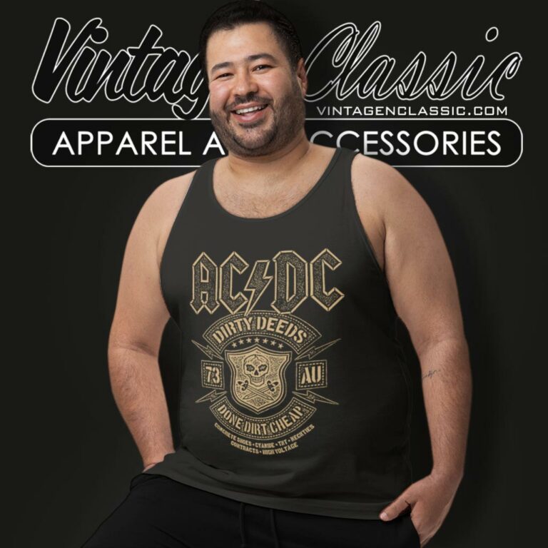 Acdc Shirt Dirty Deeds Done Dirt Tank Top Racerback Acdc Shirt Dirty Deeds Done Dirt Tank Top Racerback