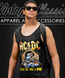 Acdc Shirt Give The Dog A Bone Tank Top Racerback