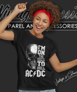 Acdc Shirt Im On He Highway O Hell Women T Shirt