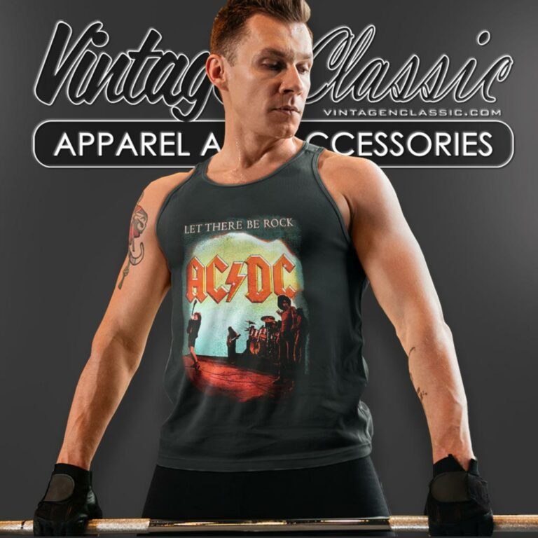Acdc Shirt Let There Be Rock Tank Top Racerback Acdc Shirt Let There Be Rock Tank Top Racerback