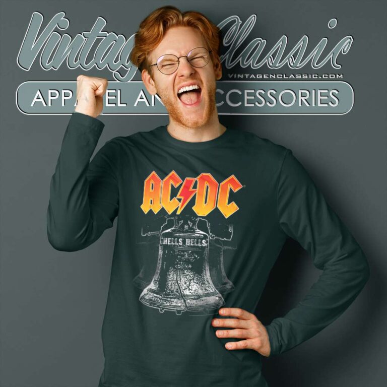 Acdc Shirt Song Hells Bells Long Sleeve Tee Acdc Shirt Song Hells Bells Long Sleeve Tee