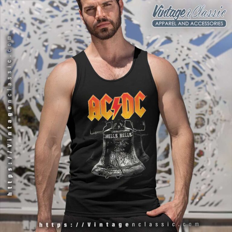 Acdc Shirt Song Hells Bells Tank Top Racerback Acdc Shirt Song Hells Bells Tank Top Racerback