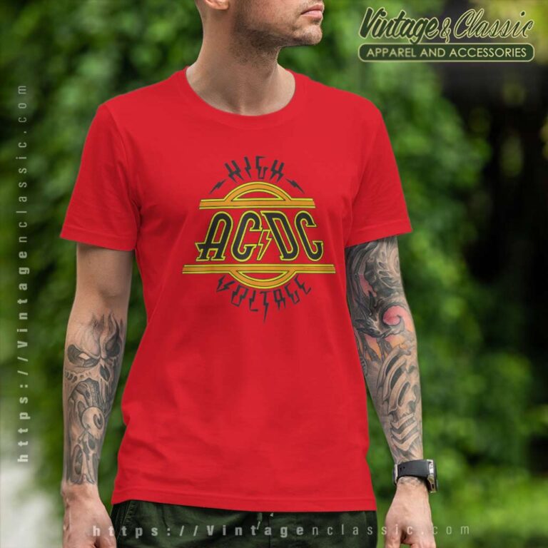 Acdc Shirt Song High Voltage T Shirt Acdc Shirt Song High Voltage T Shirt