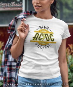 Acdc Shirt Song High Voltage Women TShirt