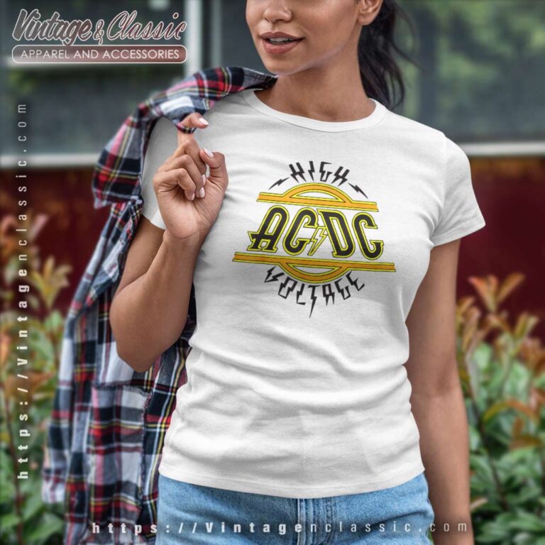 Acdc Shirt Song High Voltage Women TShirt Acdc Shirt Song High Voltage Women TShirt