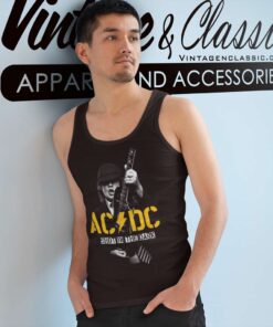 Acdc Shirt Song Shot In The Dark Tank Top Racerback
