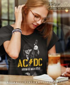Acdc Shirt Song Shot In The Dark Women TShirt