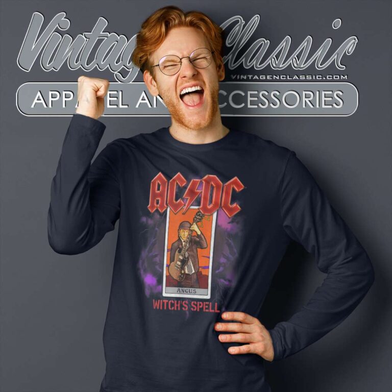 Acdc Shirt Song Witchs Spell Long Sleeve Tee Acdc Shirt Song Witchs Spell Long Sleeve Tee