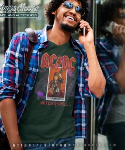 Acdc Shirt Song Witchs Spell V Neck TShirt