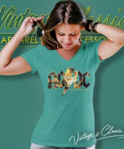 Acdc Shoot To Thrill V Neck TShirt