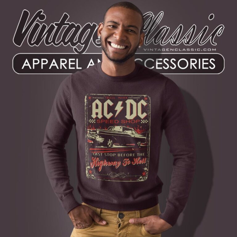 Acdc Speed Shop Sweatshirt Acdc Speed Shop Sweatshirt