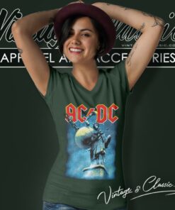 Acdc Statue Of Liberty V Neck TShirt