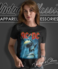 Acdc Statue Of Liberty Women T Shirt