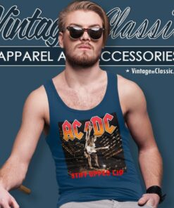 Acdc Stiff Upper Lip Tank Top Racerback
