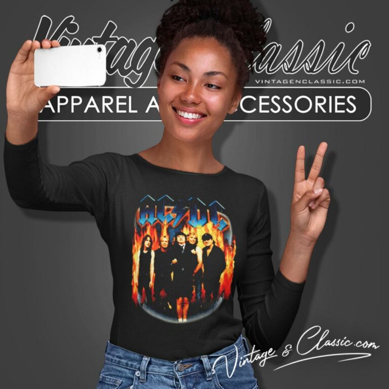 Acdc Stiff Upper Lip Tour Long Sleeve Tee Acdc Stiff Upper Lip Tour Long Sleeve Tee