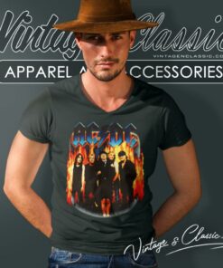 Acdc Stiff Upper Lip Tour V Neck TShirt