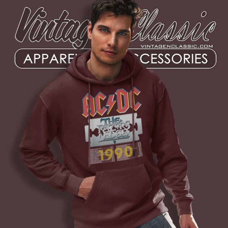 Acdc The Razors Edge Hoodie Acdc The Razors Edge Hoodie