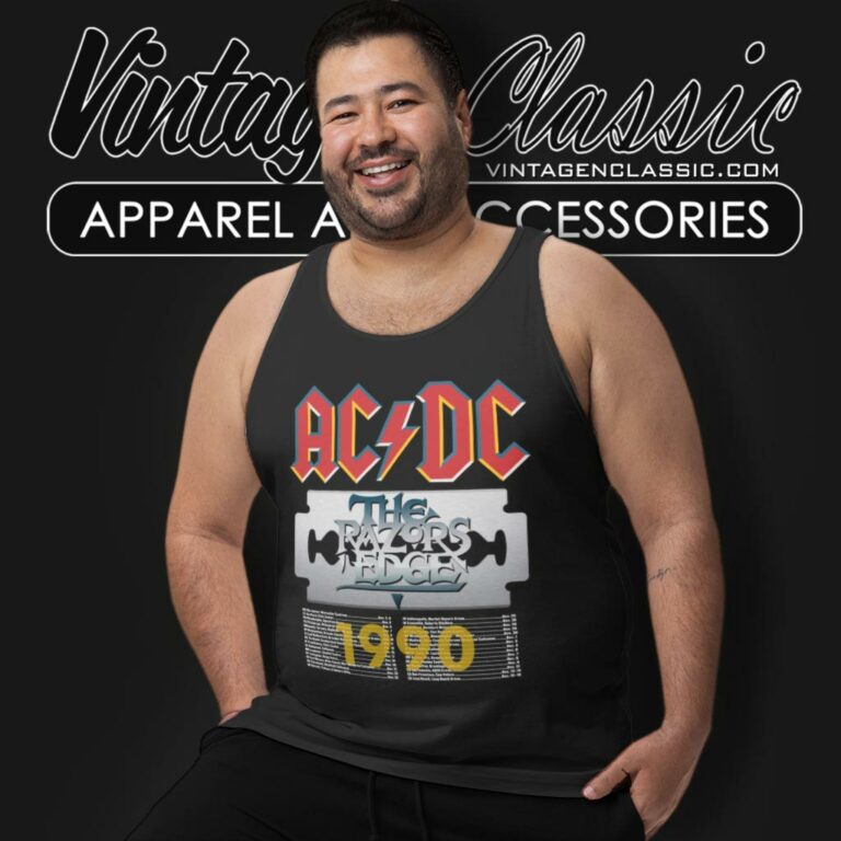 Acdc The Razors Edge Tank Top Racerback Acdc The Razors Edge Tank Top Racerback