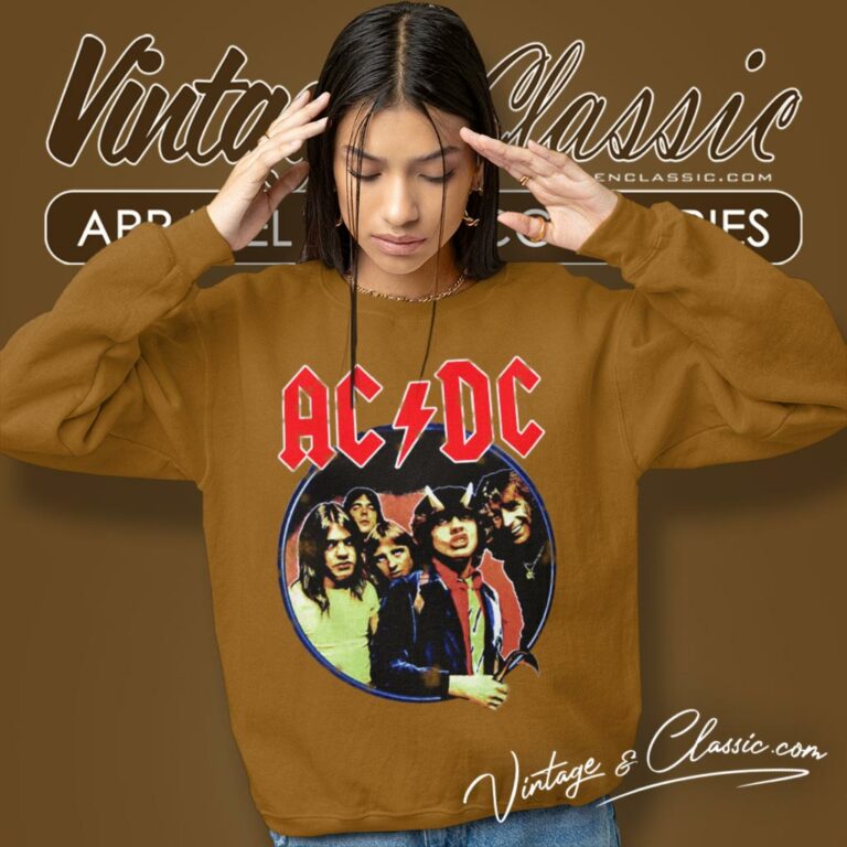 Acdc Thunderstruck Blue Sweatshirt Acdc Thunderstruck Blue Sweatshirt