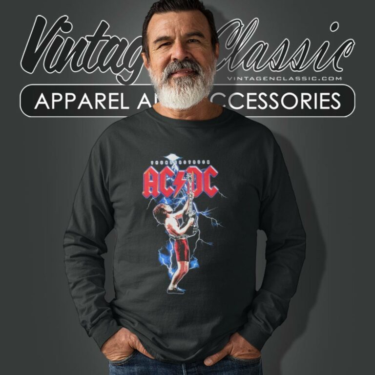 Acdc Thunderstruck Ft Lauderdale Long Sleeve Tee Acdc Thunderstruck Ft Lauderdale Long Sleeve Tee