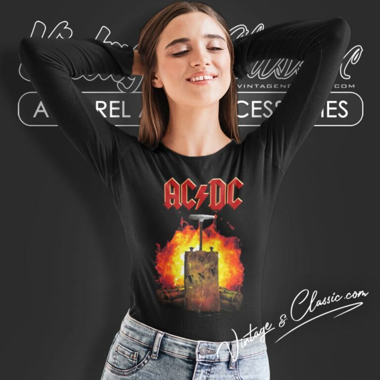 Acdc Tnt Dynamite Long Sleeve Tee Acdc Tnt Dynamite Long Sleeve Tee