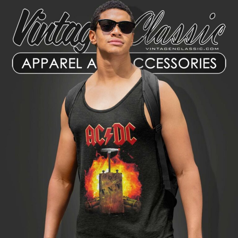 Acdc Tnt Dynamite Tank Top Racerback Acdc Tnt Dynamite Tank Top Racerback