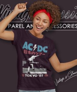 Acdc Tokyo 81 Concert Shirt 6 Acdc Tokyo 81 Concert Women TShirt